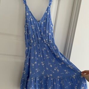 Altar’d State Floral Blue Dress